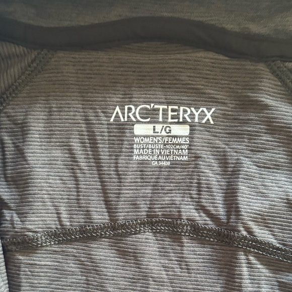 Arc’teryx Jacket Top Lightweight Women’s Taema Half Zip Neck Mid Layer - Picture 3 of 4